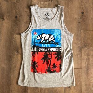California Republic Gray Tank Top Size: Small